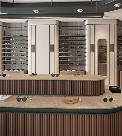 Přizpůsobené optické vitríny