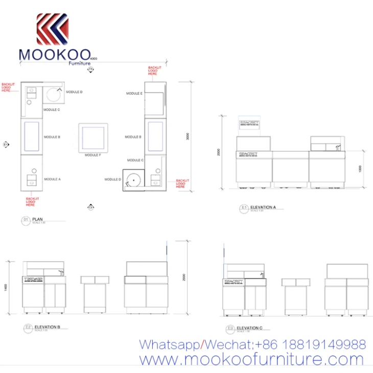 Cosmetics Shop Counter