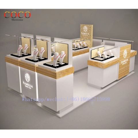 Špičkový maloobchodní design kiosku pro šperky