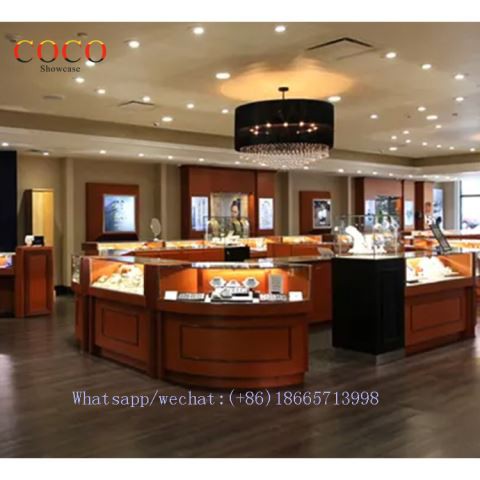 Nejnovější styl Kiosek dřevěné šperky