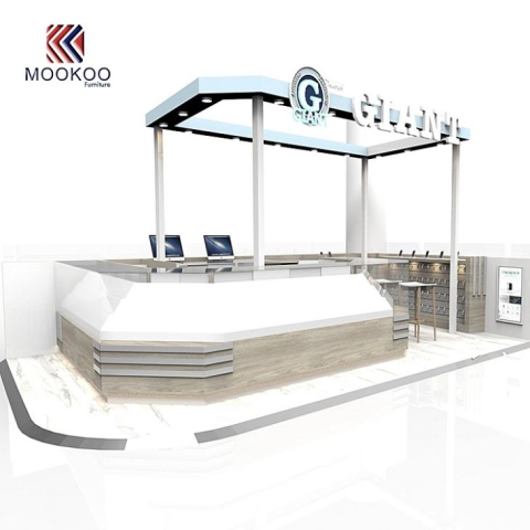 Obchod Dřevěný displej Kiosk