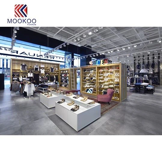 Wooden Garment Rack Display